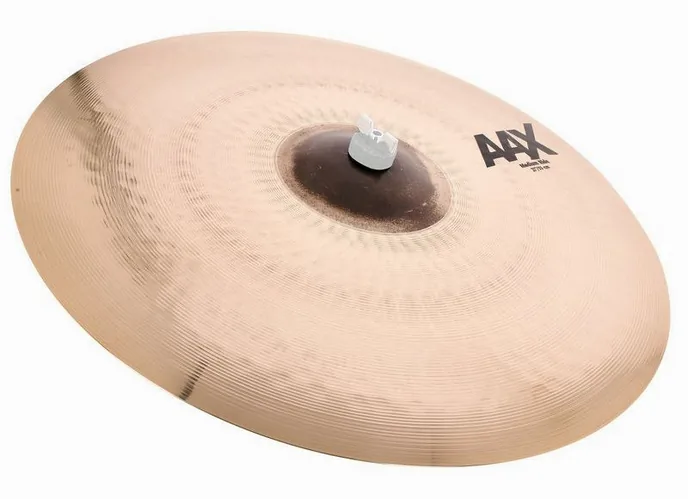 Sabian 21" AAX Medium Ride, de face sur fond neutre
