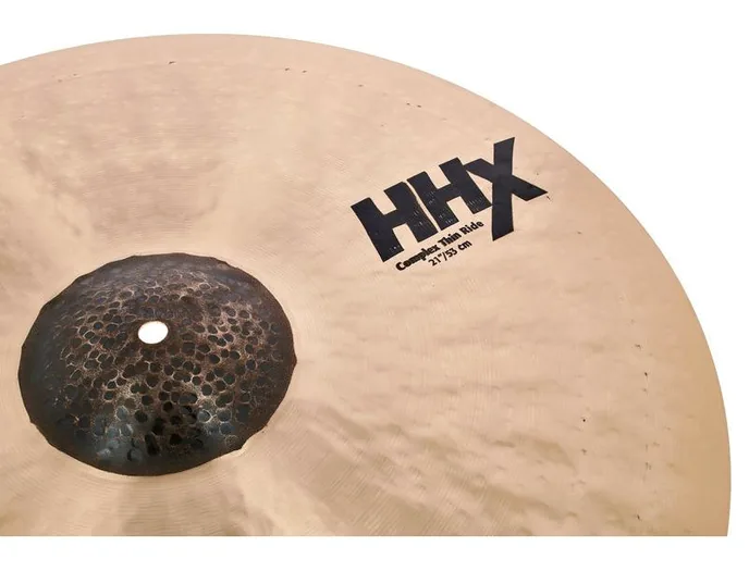 Sabian 21" HHX Complex Thin Ride, sur fond neutre, photo 3