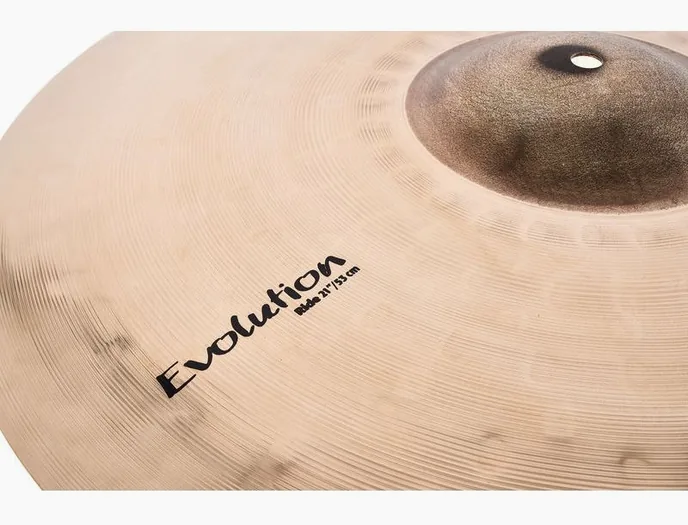 Sabian 21" HHX Evolution Ride, vue de profil, photo 3