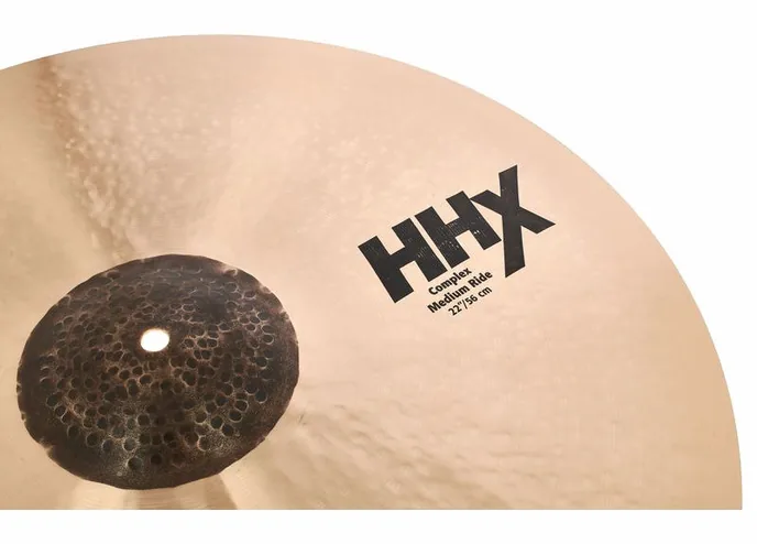 Sabian 22" HHX Complex Medium Ride, vue de profil, photo 3