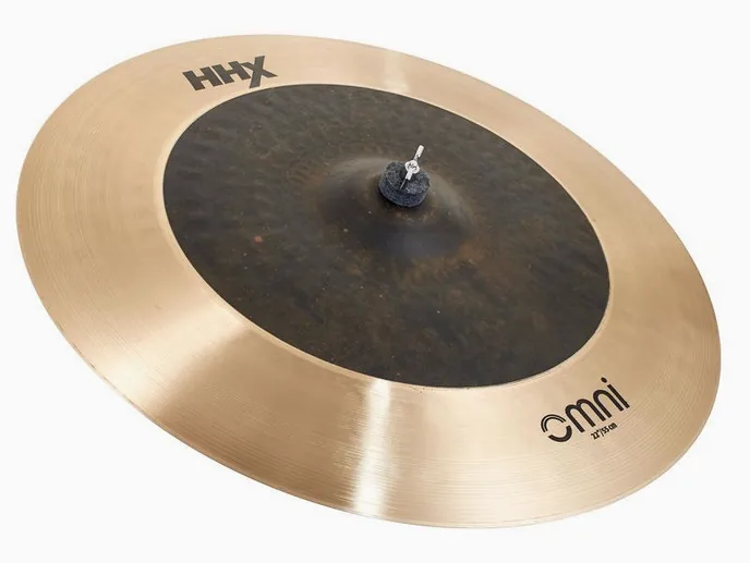 Sabian 22" HHX Omni Brilliant/Natural, vue de près, de face