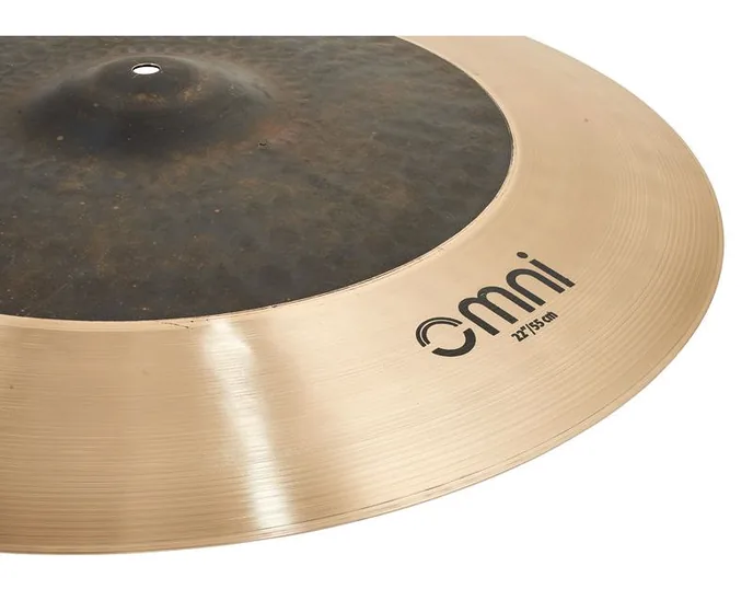 Sabian 22" HHX Omni Brilliant/Natural, vue de trois quarts, photo 4