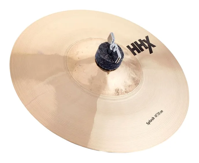 Sabian 10" HHX Splash, de face sur fond neutre