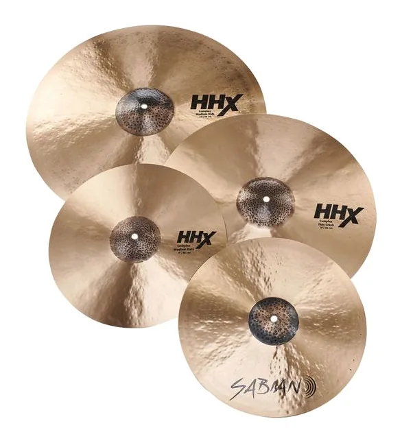 Sabian HHX Complex Performance Set, vue de près, de face