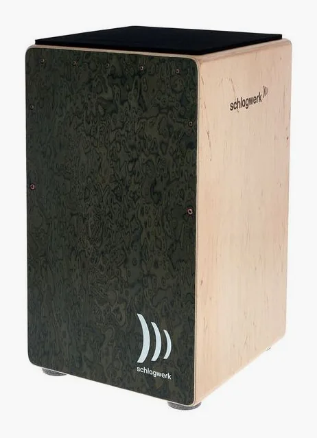 Schlagwerk CP4007 Cajon "Burl", vue de près, de face