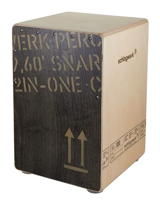 Schlagwerk CP403BLK Cajon Black Edition, vue de près, de face