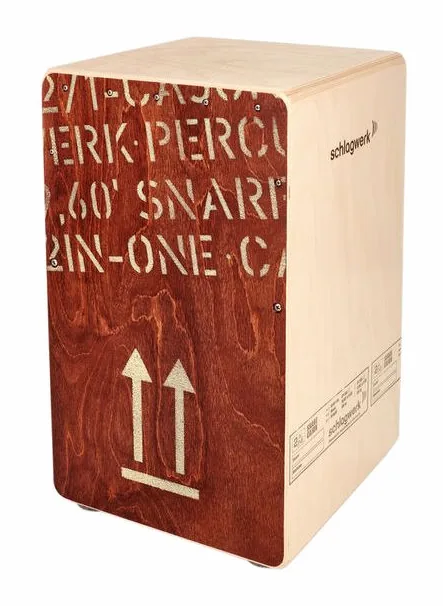 Schlagwerk CP404RED Cajon Red Edition, vue de près, de face