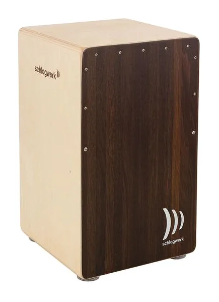 Schlagwerk CP408 2inOne Cajon Dark Oak, vue de face, photo 3
