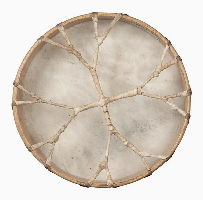 Sela 18" Shaman Drum Buffalo, vue de trois quarts, photo 3