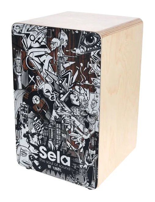 Sela SE 173 Art Series Sketch Cajon, vue de face