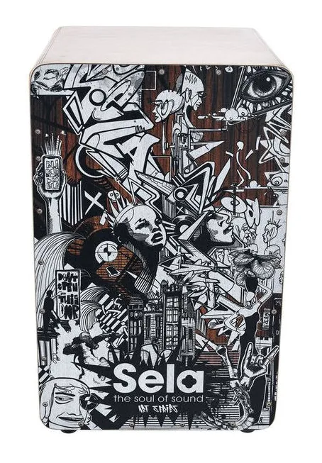 Sela SE 173 Art Series Sketch Cajon, sur fond neutre, photo 2