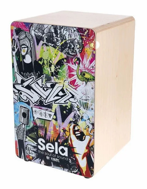 Sela SE 174 Art Series Urban Cajon, vue de près, de face