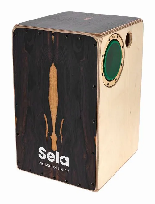 Sela SE-IC1 Iconic Cajon Ziricote, sur fond neutre