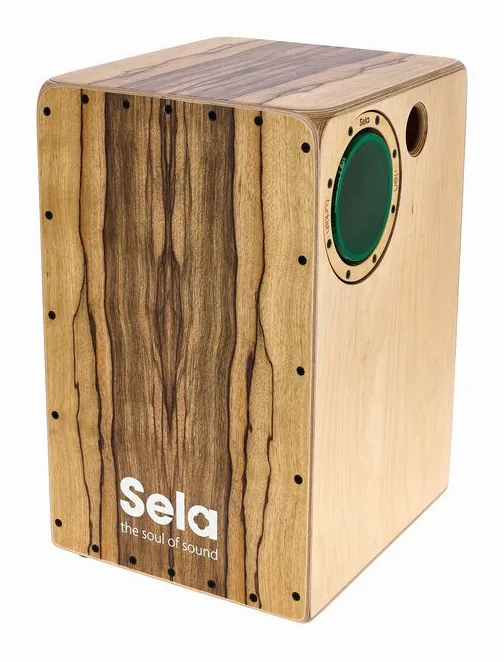 Sela SE-IC2 Iconic Cajon Limba, de face sur fond neutre