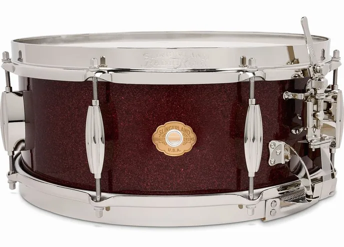 Slingerland 14"x5.5" Radio King Maple MG, vue de près, photo 2