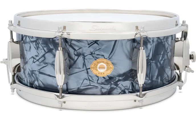 Slingerland 14"x5.5" Radio King Snare BDP, vue de près, de face