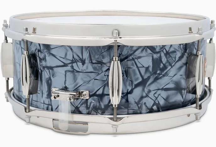 Slingerland 14"x5.5" Radio King Snare BDP, sur fond neutre, photo 2