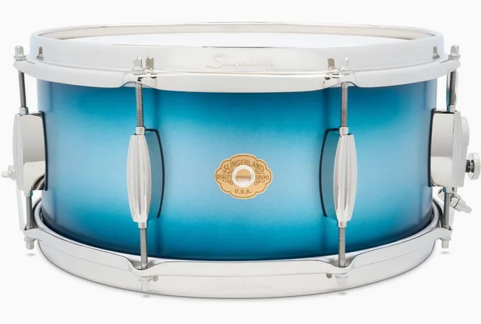 Slingerland 14"x6.5" Radio King Snare BS, vue de près, de face