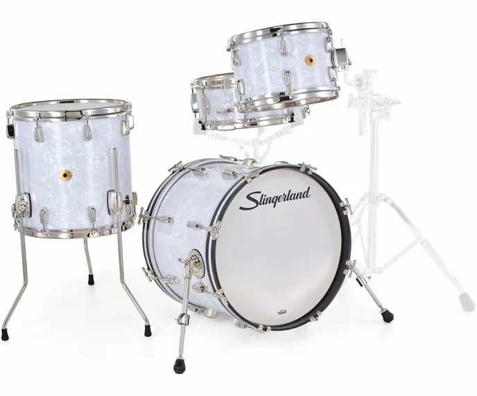 Slingerland 18" Radio King 4pc w/Snare WMP, vue de dessus, photo 3