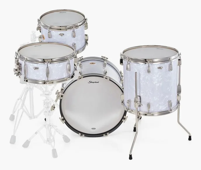 Slingerland 18" Radio King 4pc w/Snare WMP, vue de près, photo 4