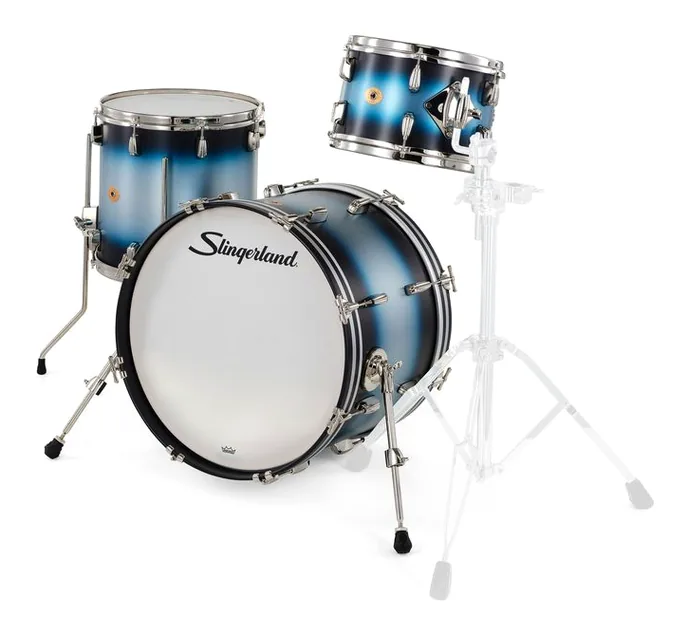 Slingerland 20" Radio King 3pc Kit BS, vue de près, de face