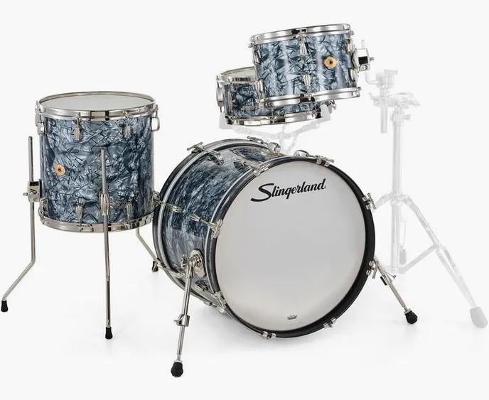 Slingerland 20" Radio King 4pc w/Snare BDP, vue de profil, photo 3