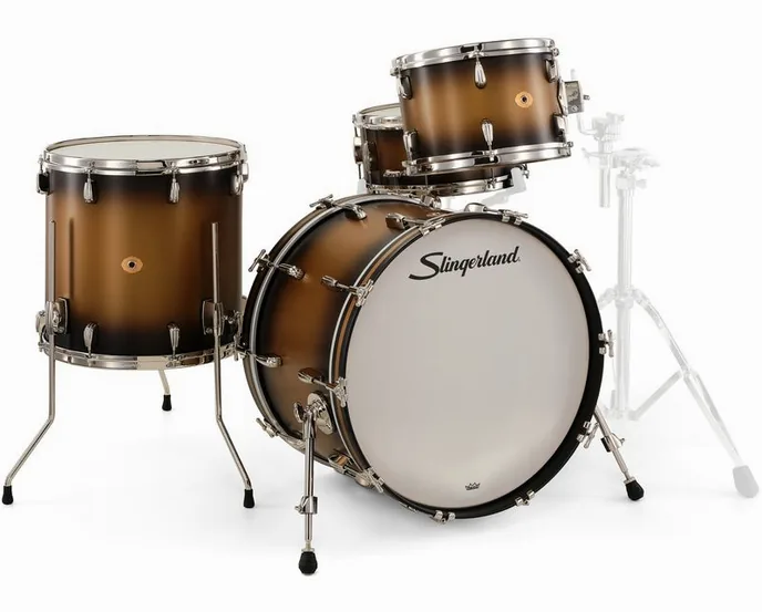 Slingerland 22" Radio King 4pc w/Snare BG, vue de profil, photo 3