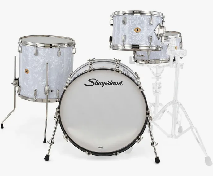 Slingerland 22" Radio King 4pc w/Snare WMP, vue de profil, photo 2