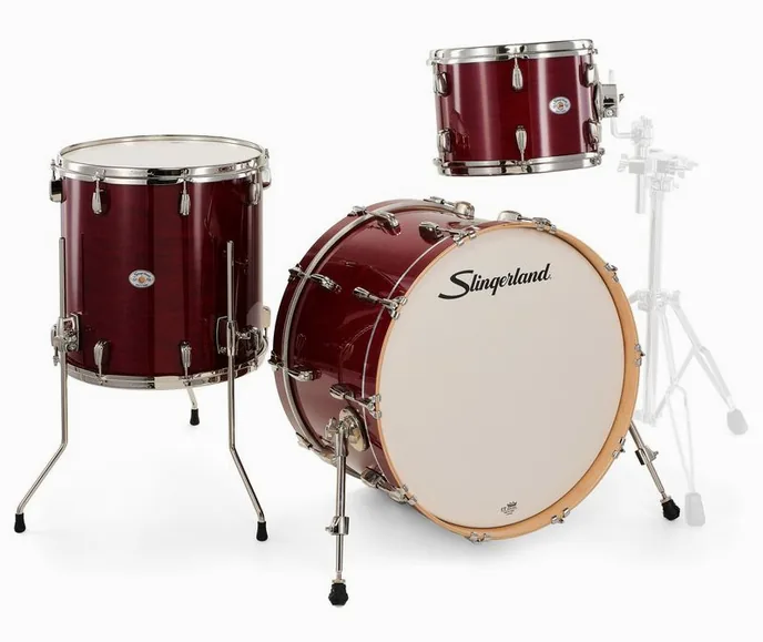 Slingerland 22" Studio King 3pc Kit RCR, vue de face, photo 3