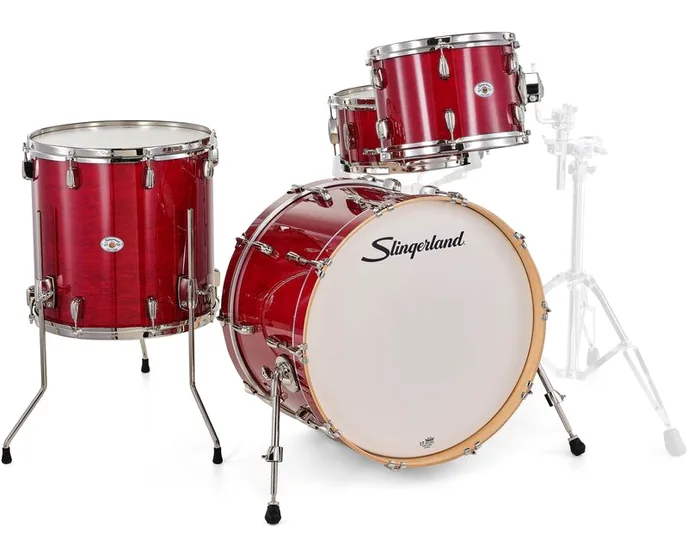 Slingerland 22" Studio King 4pc w/SN RCR, vue de trois quarts, photo 3