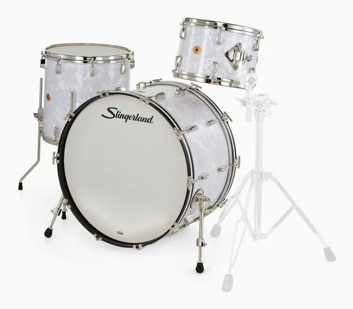 Slingerland 24" Radio King 3pc Kit WMP, vue de près, de face