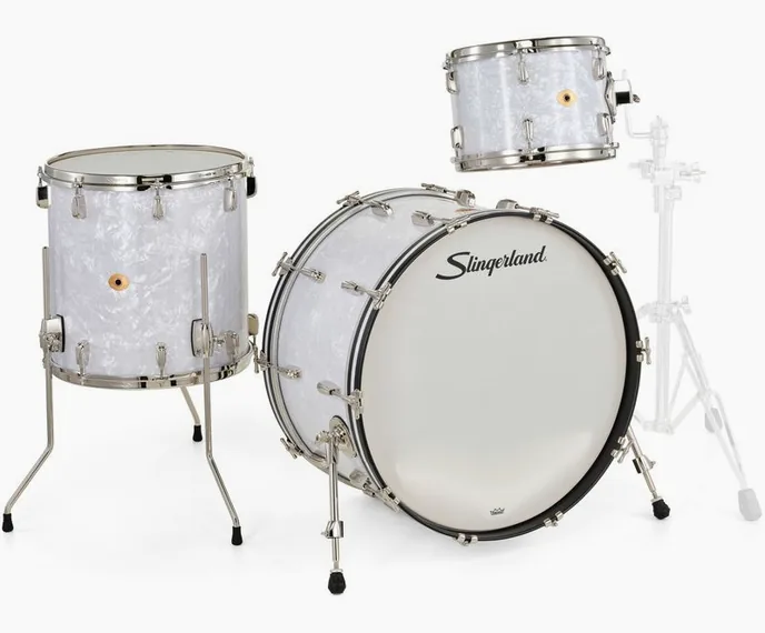 Slingerland 24" Radio King 3pc Kit WMP, vue de près, photo 3