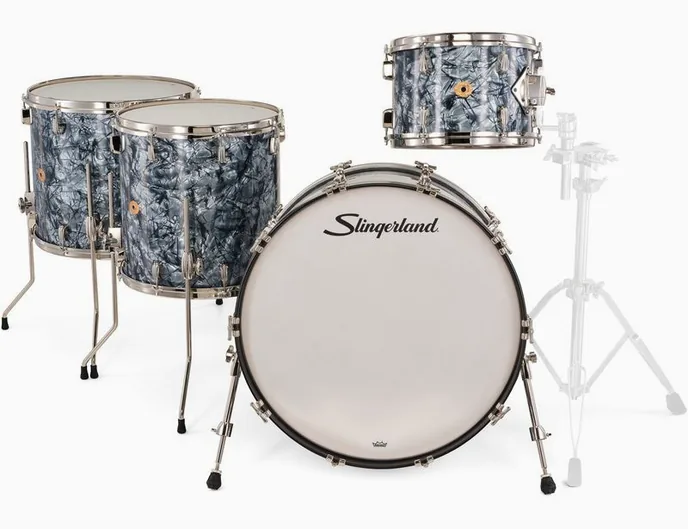 Slingerland 24" Radio King 4pc Kit BDP, vue de trois quarts, photo 2