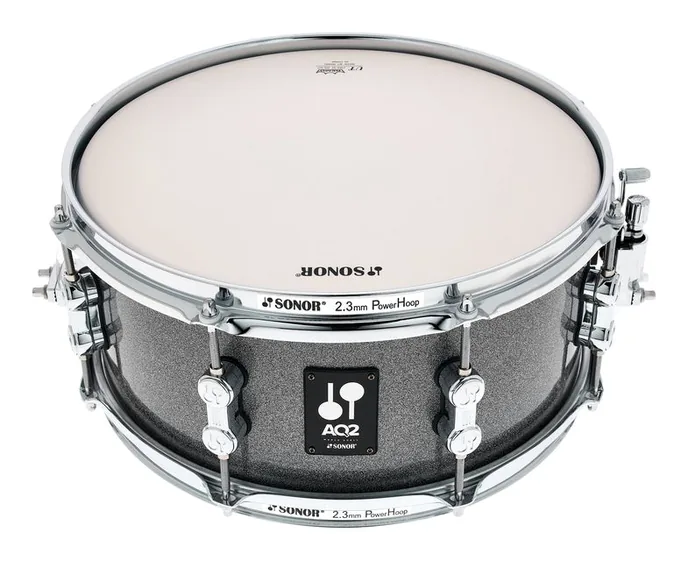 Sonor 13"x06" AQ2 Snare Drum TQZ, sur fond neutre