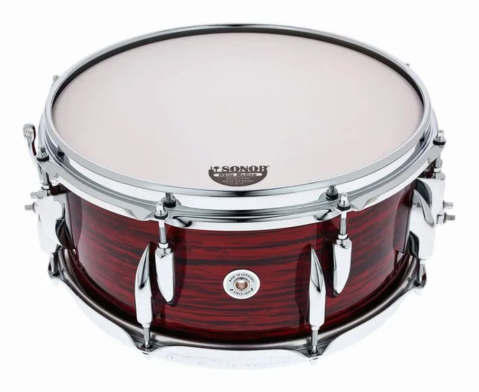 Sonor 13"x6" Vintage Snare Red Oy, vue de près, photo 4
