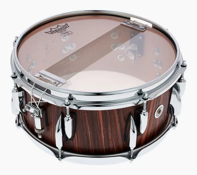 Sonor 13"x6" Vintage Snare Rosew., vue de trois quarts, photo 4