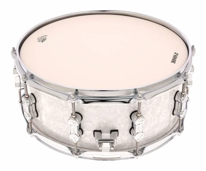 Sonor 14"x06" AQ2 Snare Drum WHP, vue de trois quarts, photo 3