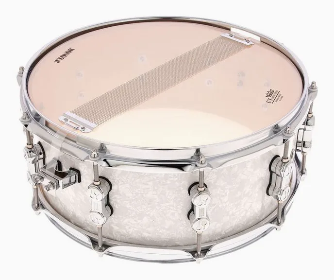 Sonor 14"x06" AQ2 Snare Drum WHP, sur fond neutre, photo 4