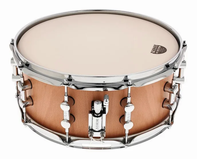 Sonor 14"x06" Kompressor Snare Beech, vue de face, photo 2