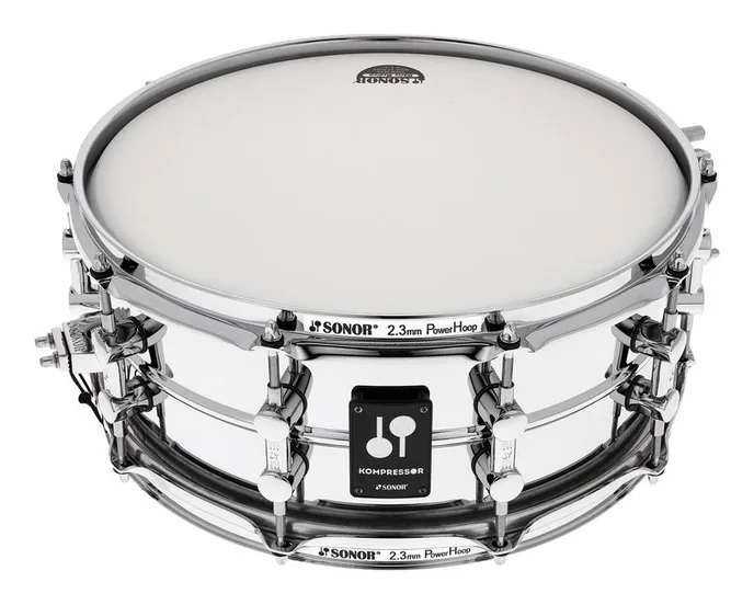 Sonor 14"x5,75" Kompressor Steel SD, sur fond neutre