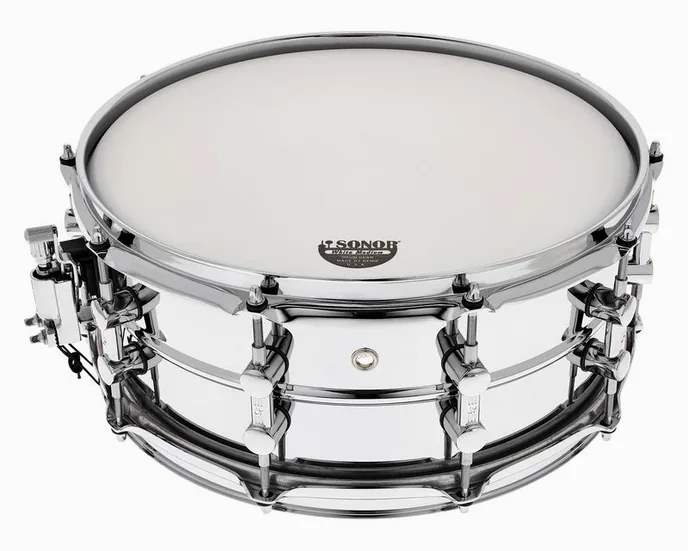 Sonor 14"x5,75" Kompressor Steel SD, vue de près, photo 4