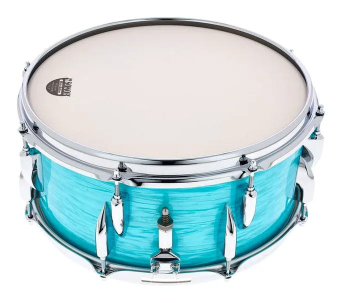 Sonor 14"x6,5" Vintage Snare C. Blue, vue de trois quarts, photo 2