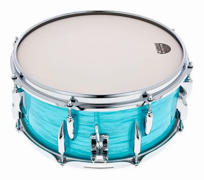 Sonor 14"x6,5" Vintage Snare C. Blue, vue de trois quarts, photo 3