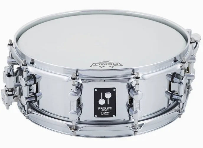 Sonor 14"x05" ProLite Snare Steel, vue de près, de face