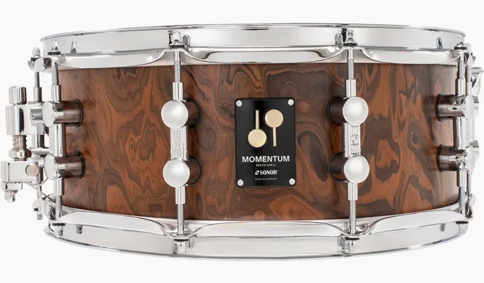 Sonor 14"x5.75" MOM. Snare Beech CBU, vue de près, de face