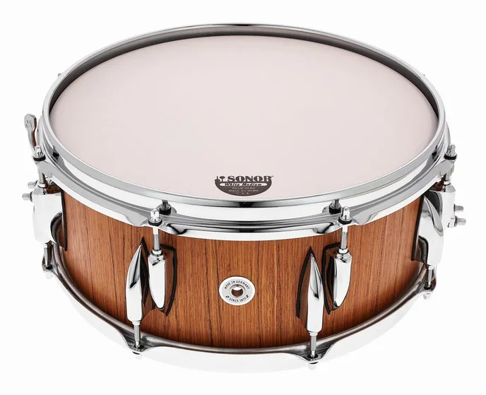 Sonor 14"x5,75" Vintage Snare Teak, vue de près, photo 3