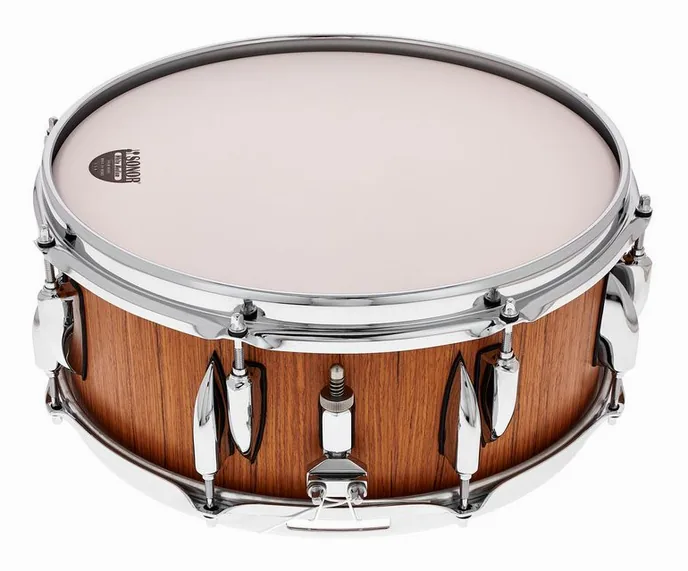 Sonor 14"x5,75" Vintage Snare Teak, sur fond neutre, photo 4