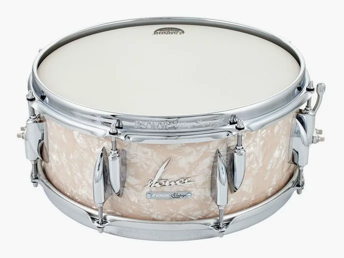 Sonor 14"x5,75" Vintage Snare VP, sur fond neutre