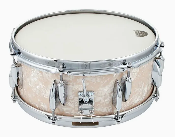 Sonor 14"x5,75" Vintage Snare VP, vue de trois quarts, photo 3
