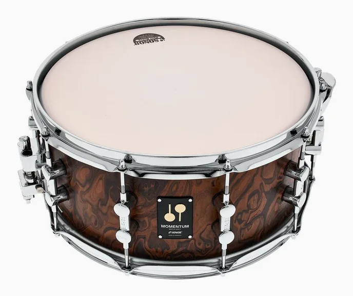 Sonor 14"x6.5" MOM. Snare Maple CBU, vue de face